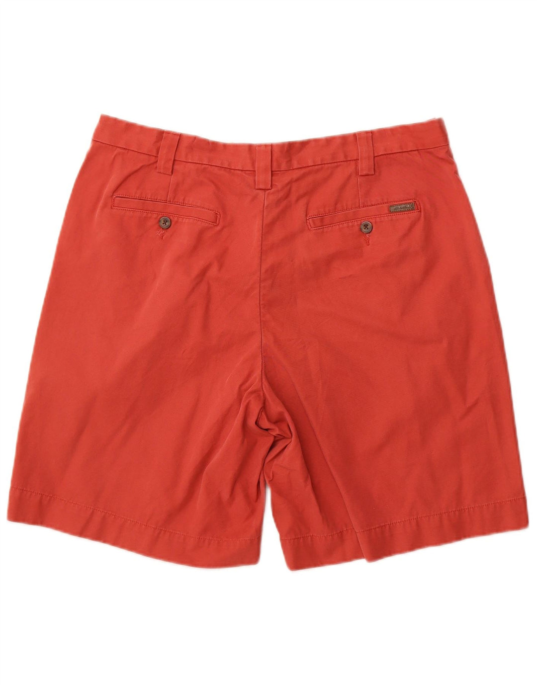 Eddie Bauer Mens Chino Shorts W36 Grande Algodão Vermelho