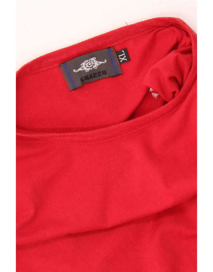 Camiseta Charro Meninos Top 15-16 Anos XL Vermelho