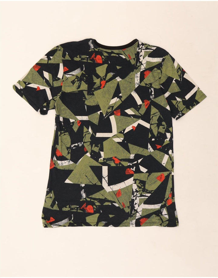 Camiseta Nike masculina Athletic Cut Graphic Top Médio Multicolorido Geométrico