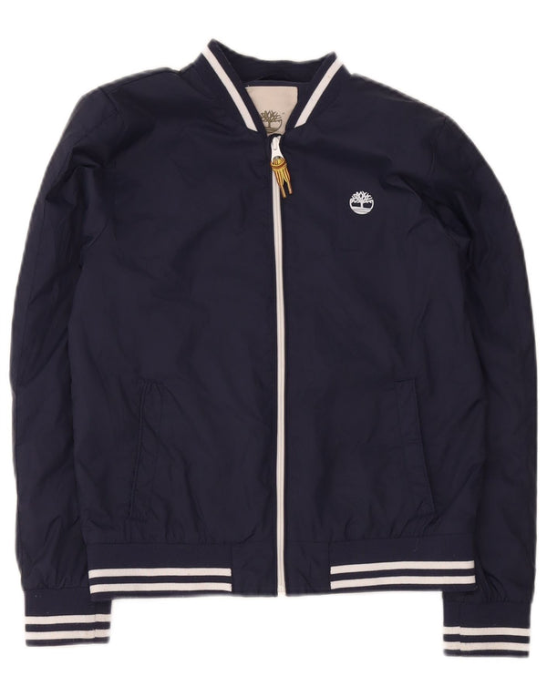 Casaco bomber Timberland rapaz 11-12 anos XS azul marinho poliéster