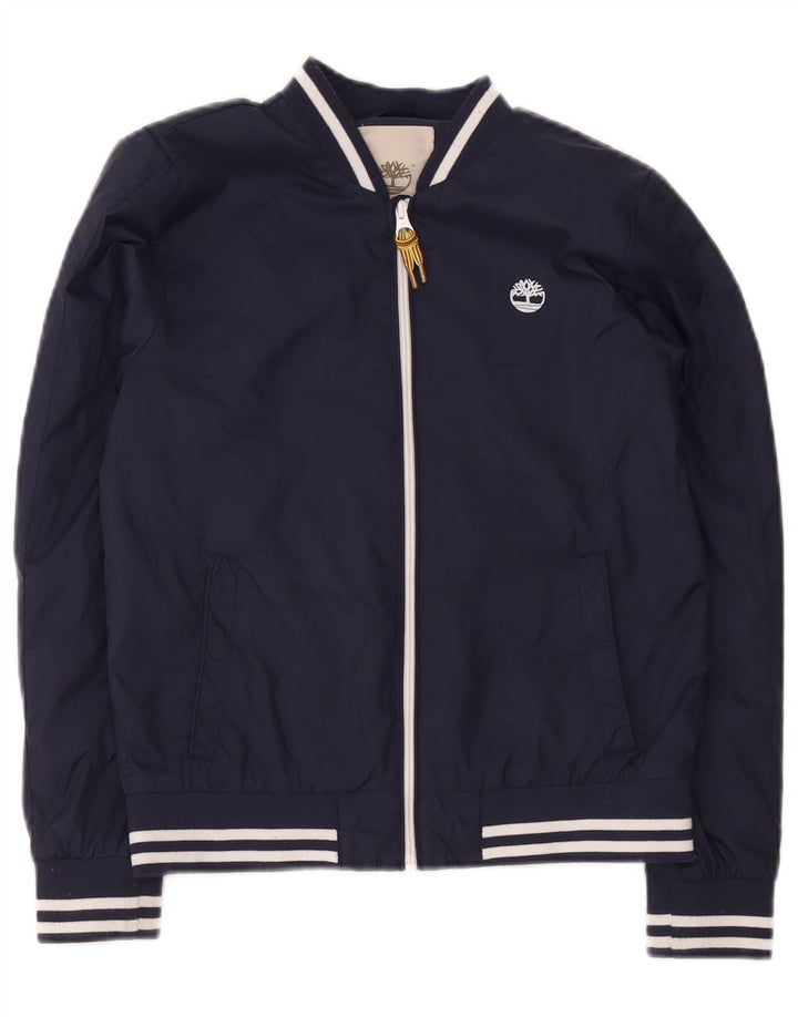 Casaco bomber Timberland rapaz 11-12 anos XS azul marinho poliéster