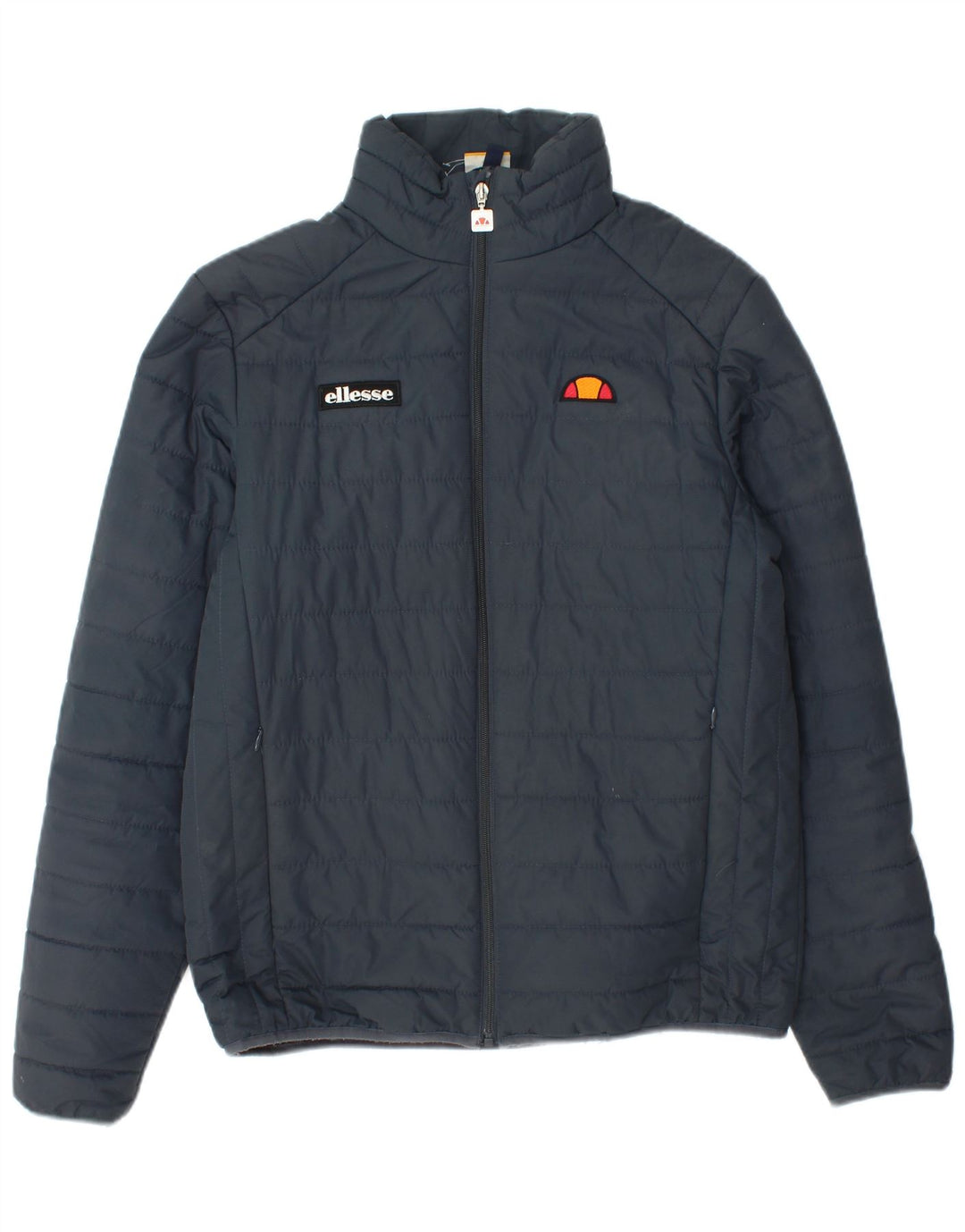 Jaqueta acolchoada feminina ELLESSE UK 16 grande poliéster azul marinho