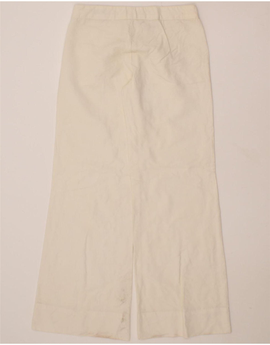 GAS Womens Wide Leg Casual Trousers W26 L30 White Cotton Vintage Gas and Second-Hand Gas from Messina Hembry 