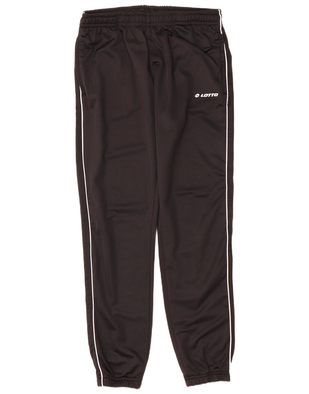 Calça de treino masculina Lotto Joggers grande poliéster preto