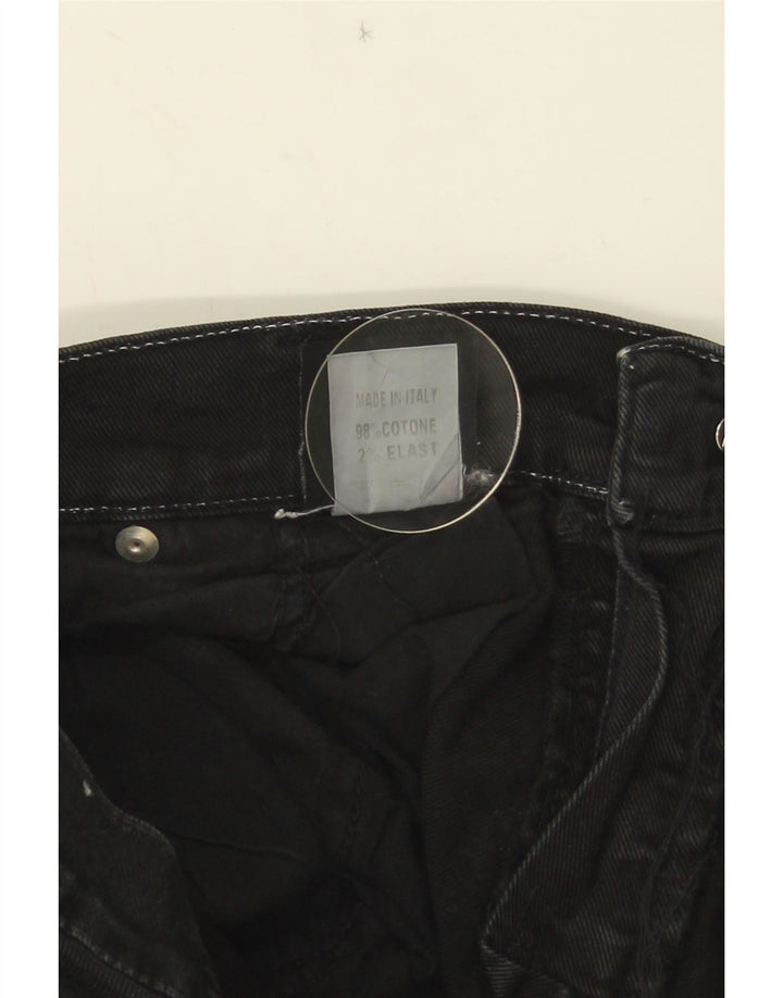 Calça jeans reta masculina Roy Rogers W33 L30 algodão preto