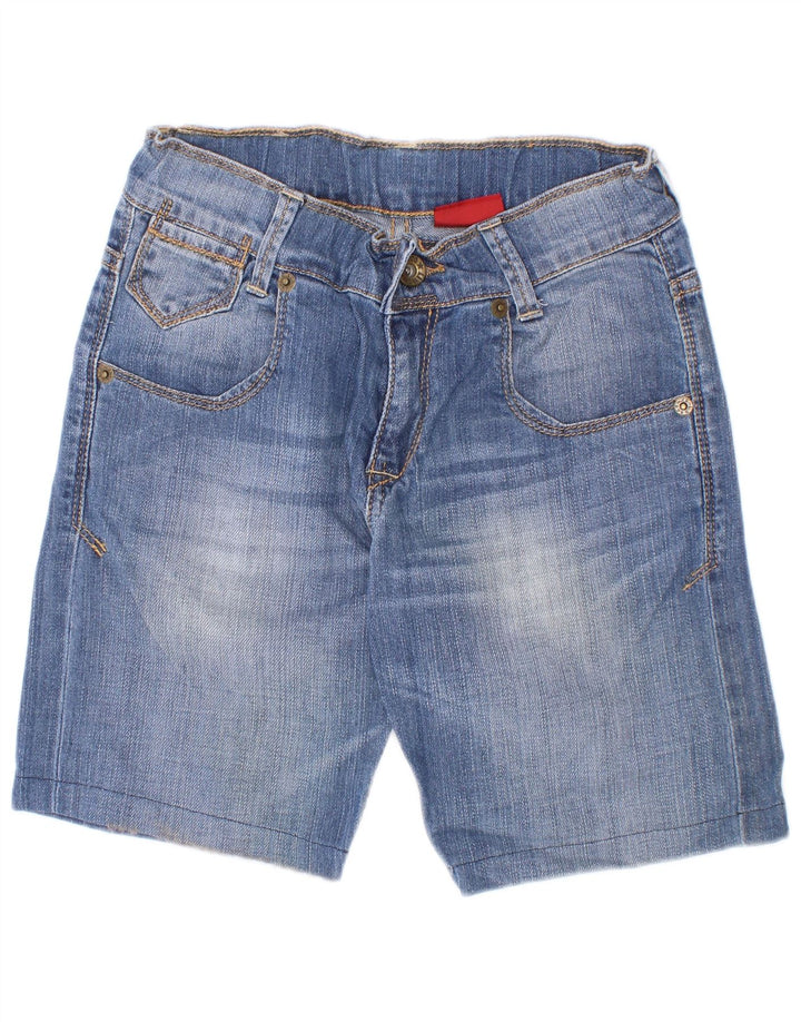 Shorts jeans para meninos Levi's 9-10 anos W22 algodão azul
