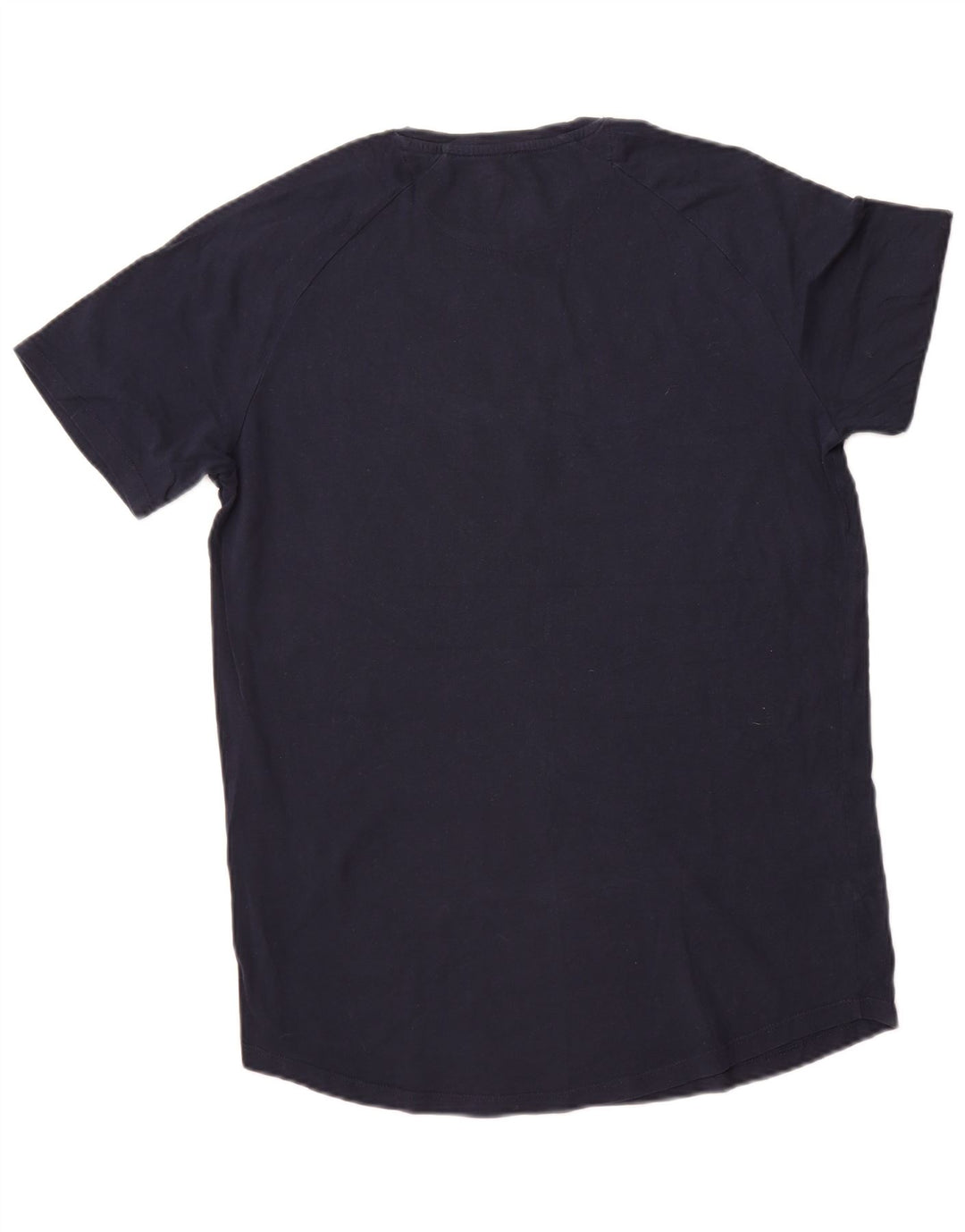 Camiseta masculina JACK & JONES de algodão azul marinho médio