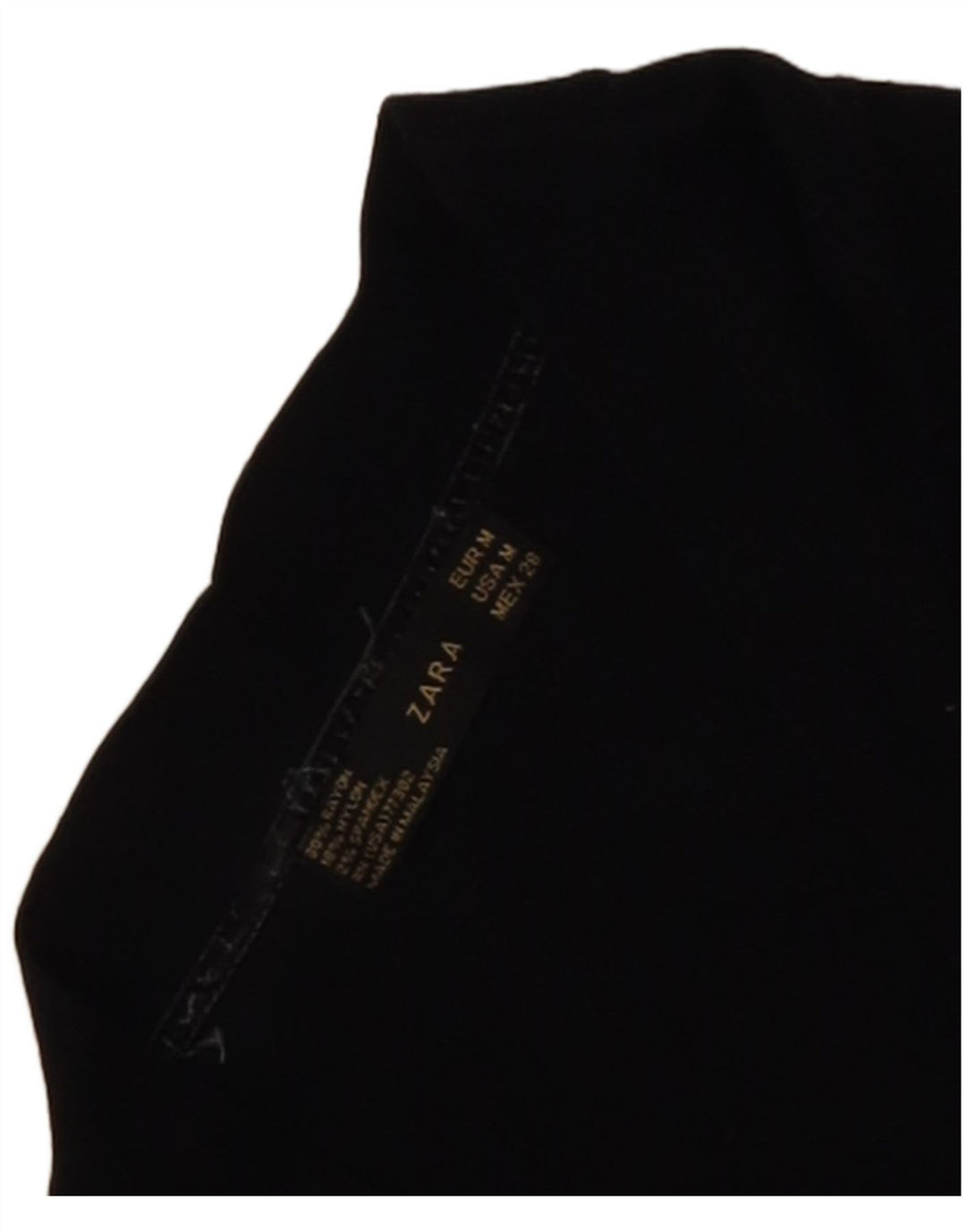 Suéter Zara Feminino Crop Cardigan Reino Unido 12 Médio Preto