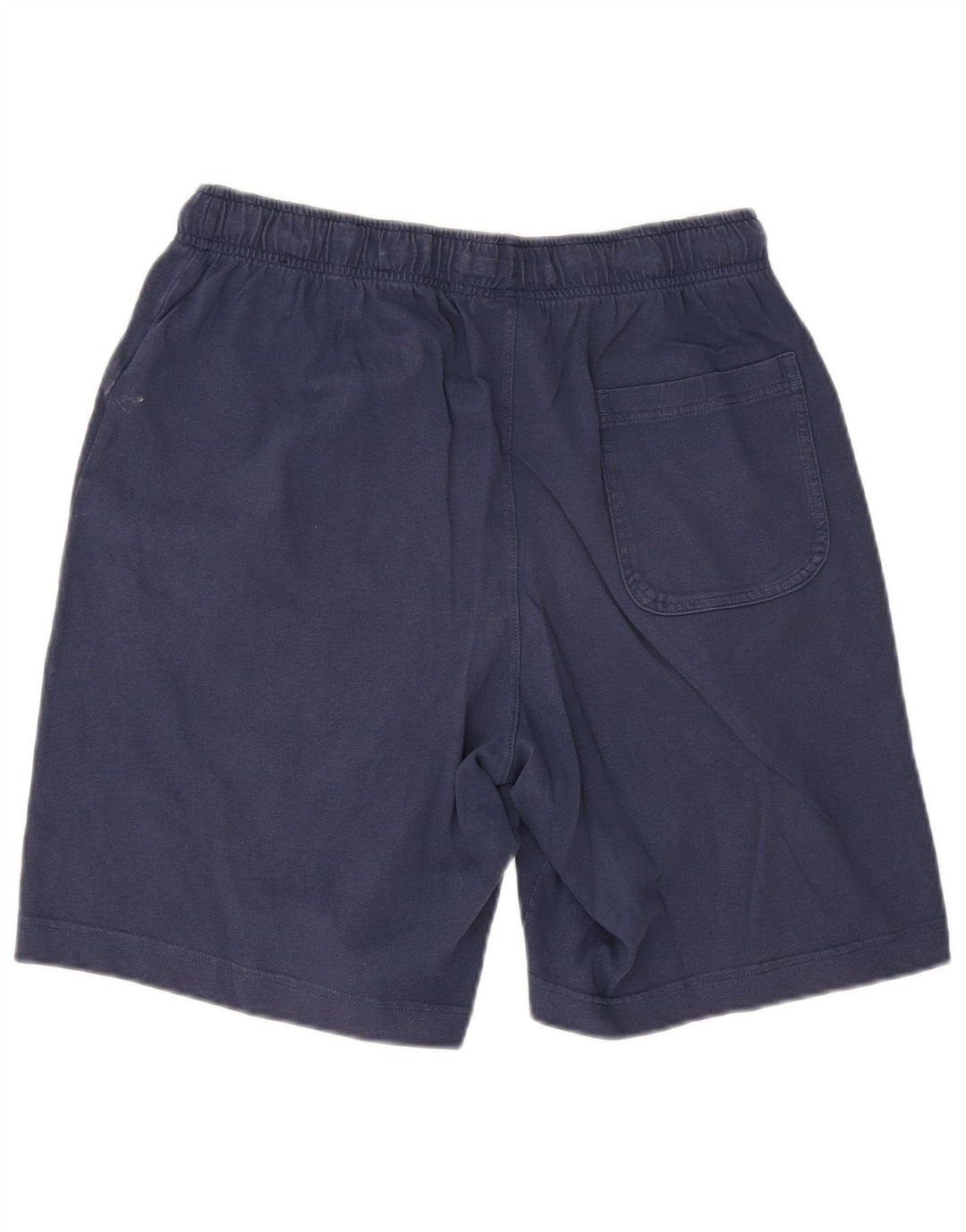 Shorts esportivos masculinos Nike médio azul marinho algodão