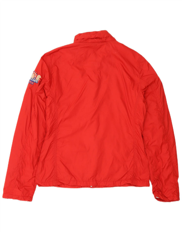 Moncler Girls Graphic Rain Jacket 15-16 anos poliamida vermelha