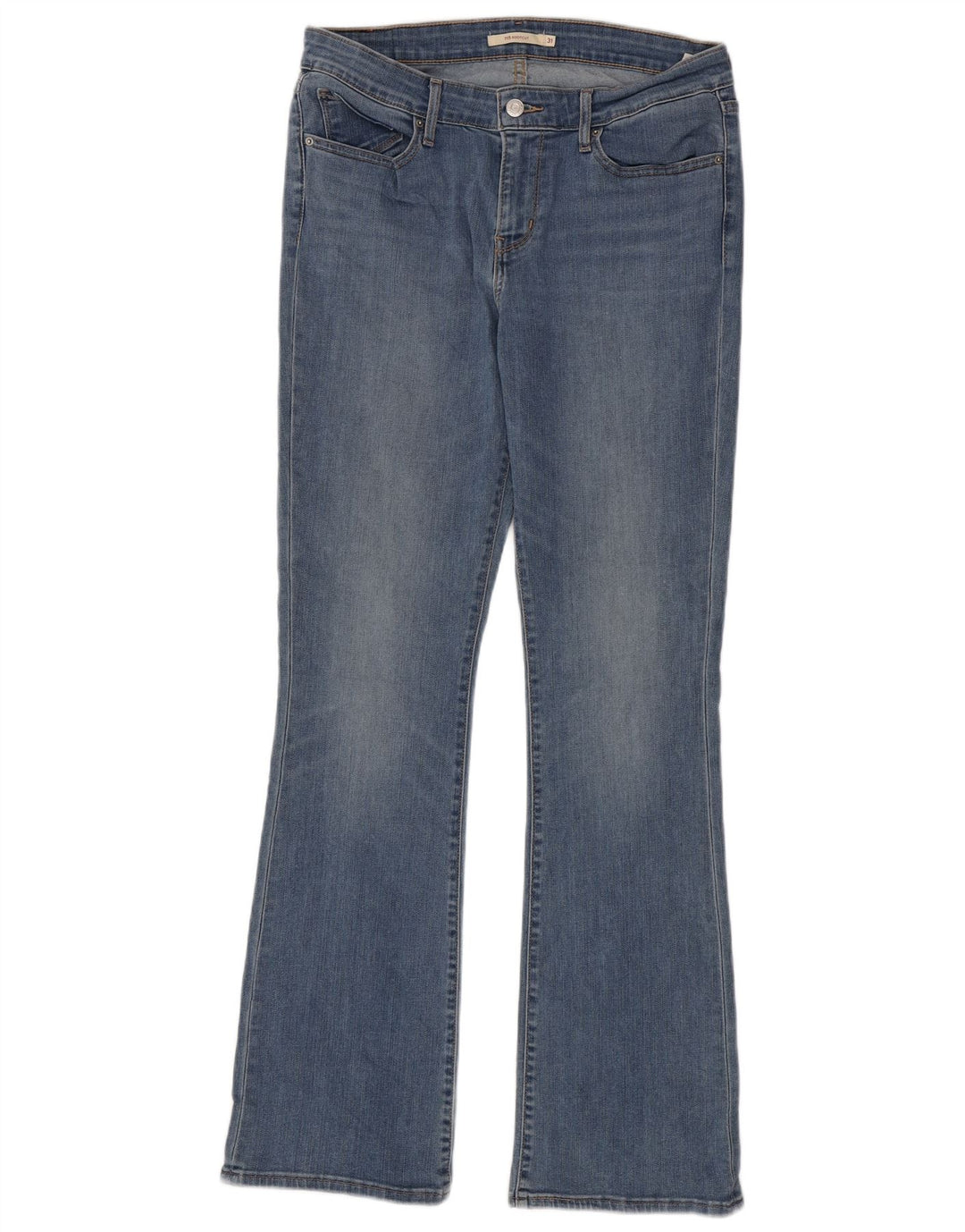 Calça jeans feminina Levi's 715 Bootcut W31 L32 azul algodão