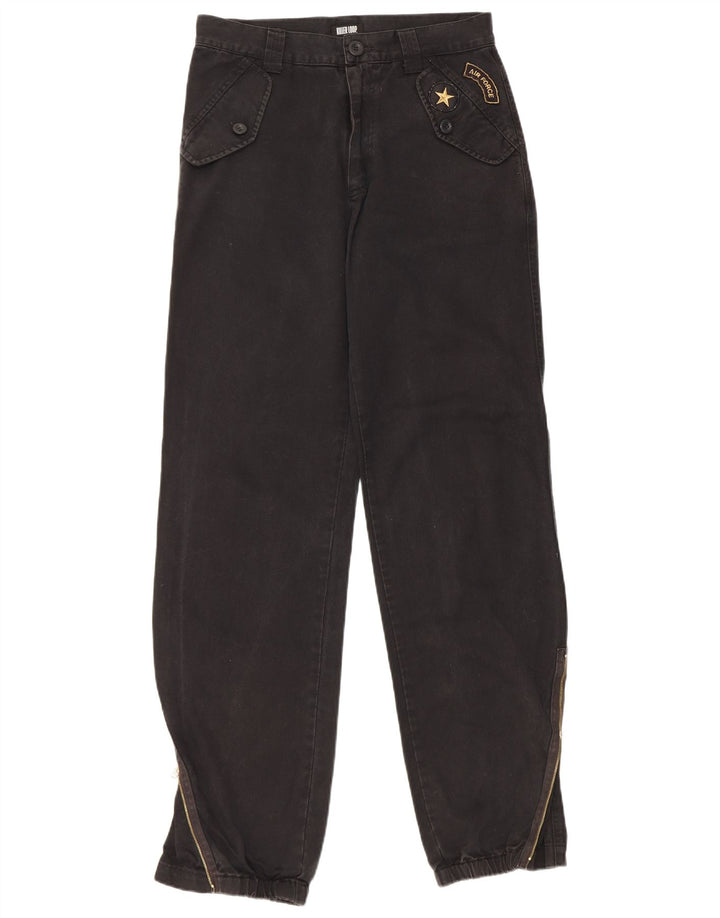 Killer Loop feminino joggers jeans retos IT 42 médio W28 L33 algodão preto