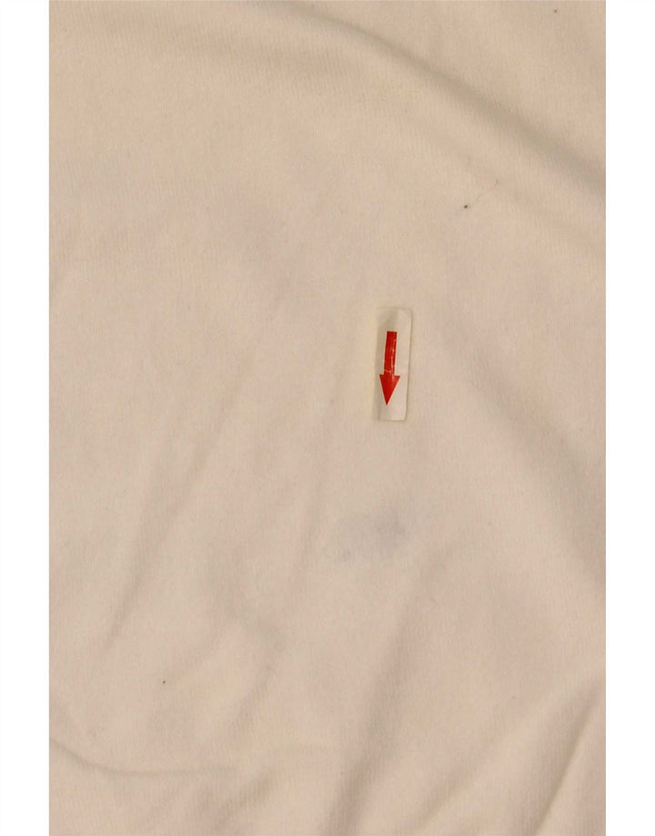 Suéter masculino Zara com decote em V médio algodão branco