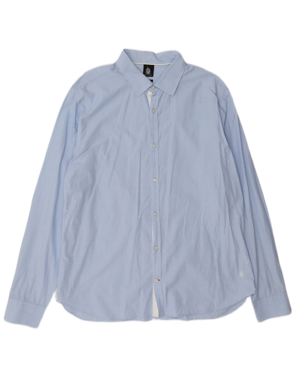 Camisa masculina Marina Yachting Slim Fit tamanho 45 XL azul