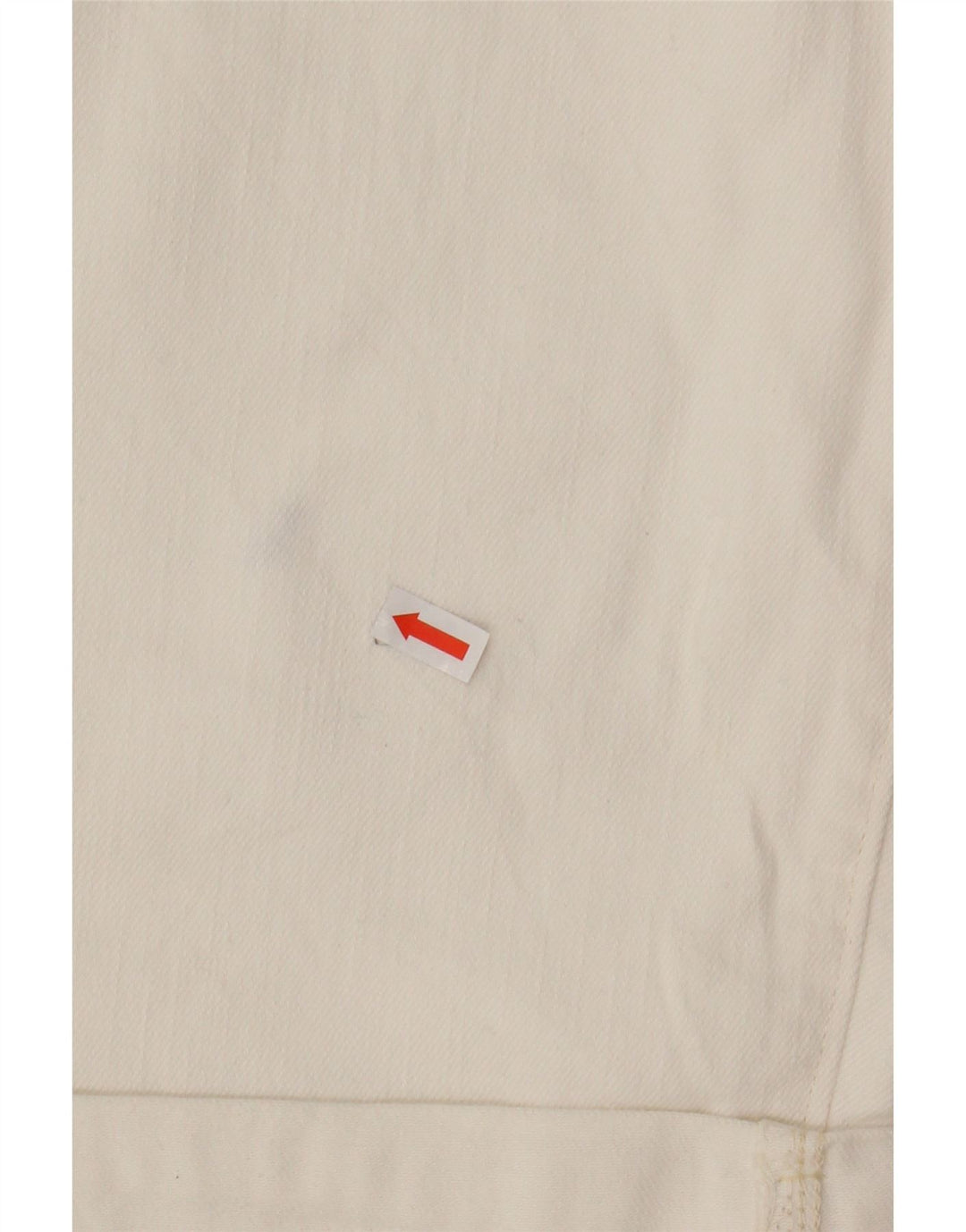 Shorts jeans feminino Levi's EUA 10 grande W30 branco