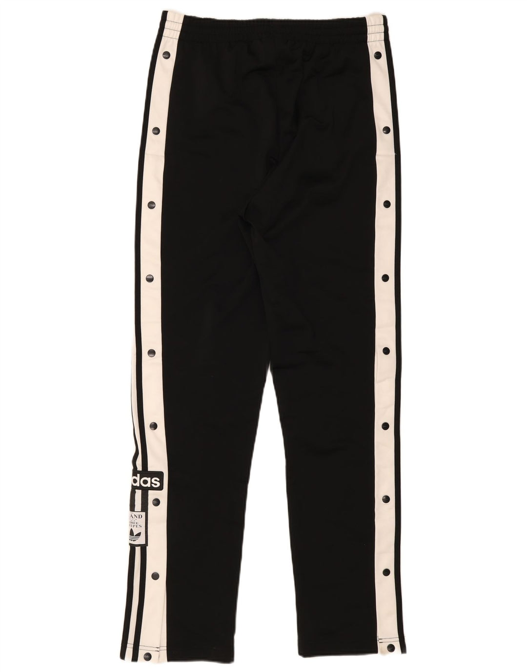 Calça de treino masculina Adidas grande poliéster colorblock preto