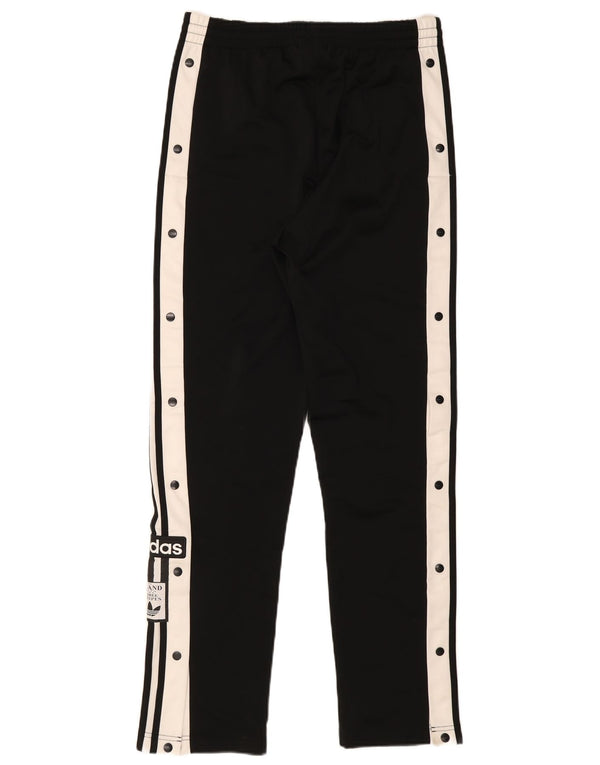 Calça de treino masculina Adidas grande poliéster colorblock preto
