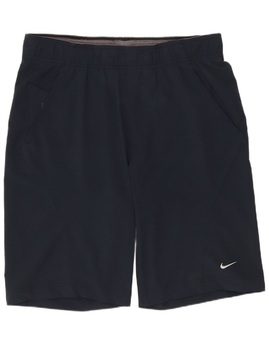 Shorts esportivos masculinos Nike pequenos azul marinho