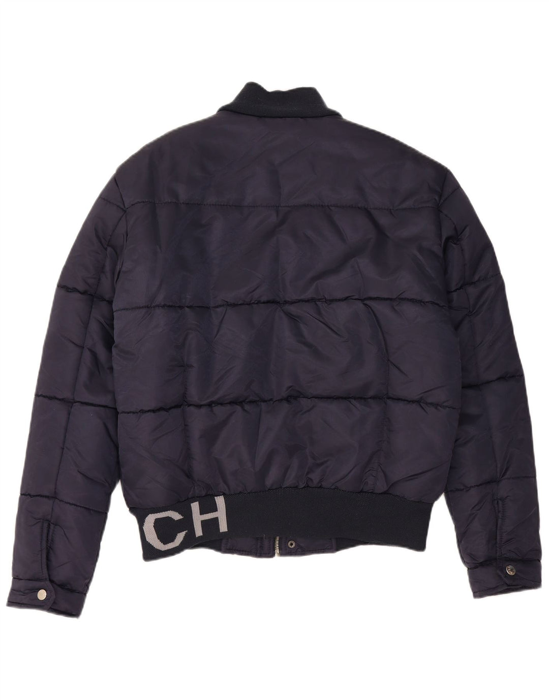 Jaqueta masculina acolchoada gráfica RICHMOND UK 38 poliamida azul marinho médio