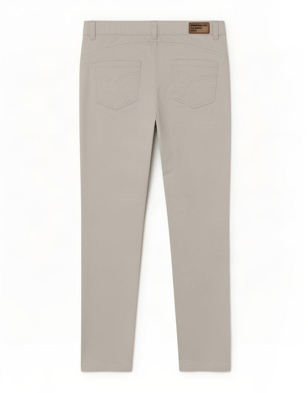 Calça feminina casual slim fit da Dack W28 L30 bege