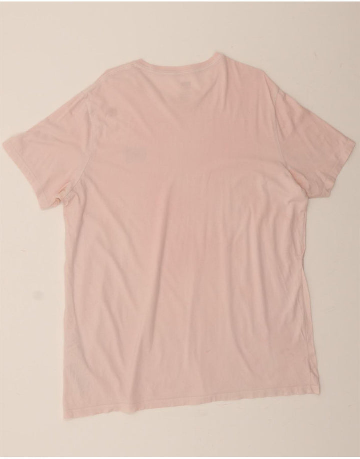 LEVI'S Mens Slim T-Shirt Top 2XL Pink Cotton Vintage Levi's and Second-Hand Levi's from Messina Hembry 