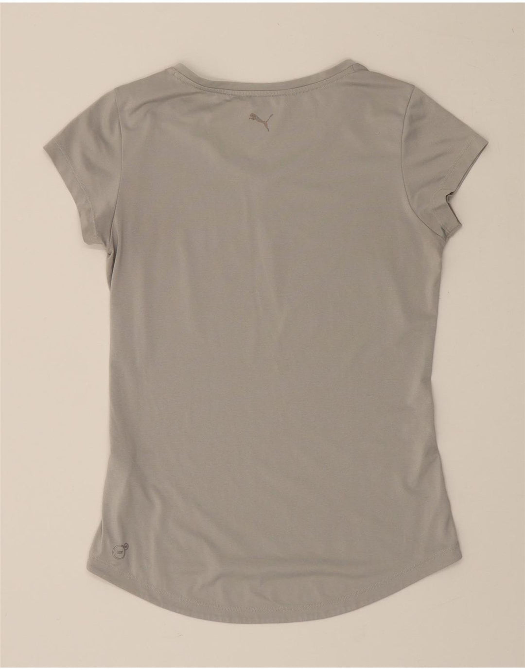 PUMA Womens T-Shirt Top UK 12 Medium Grey Vintage Puma and Second-Hand Puma from Messina Hembry 