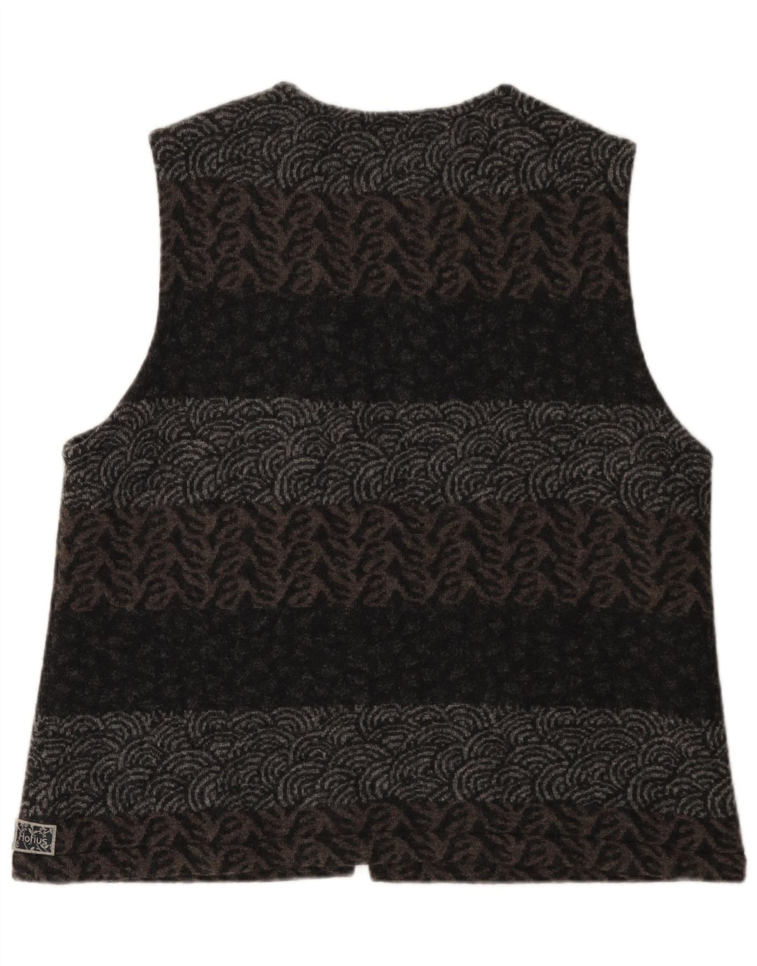 Suéter cardigã feminino Hofius UE 42/44 grande multicolorido geométrico
