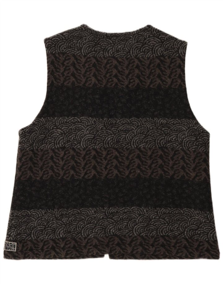 Suéter cardigã feminino Hofius UE 42/44 grande multicolorido geométrico