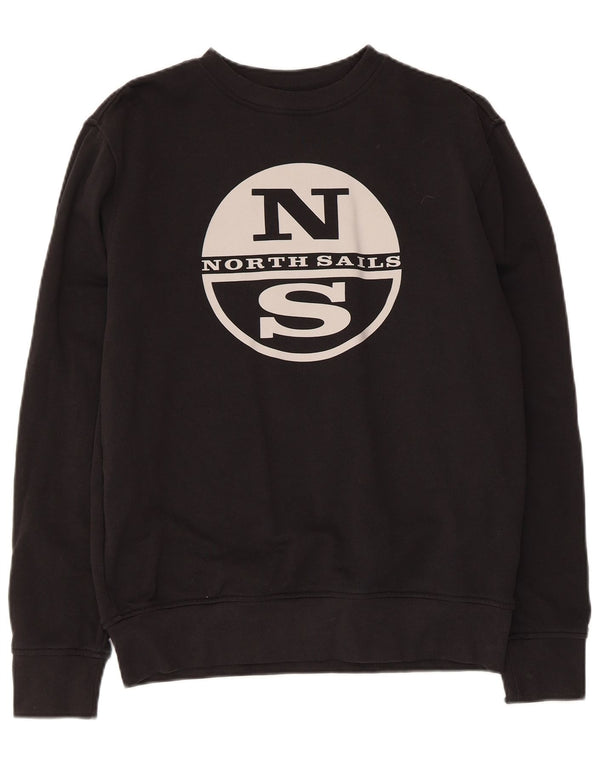 North Sails moletom masculino jumper médio algodão preto