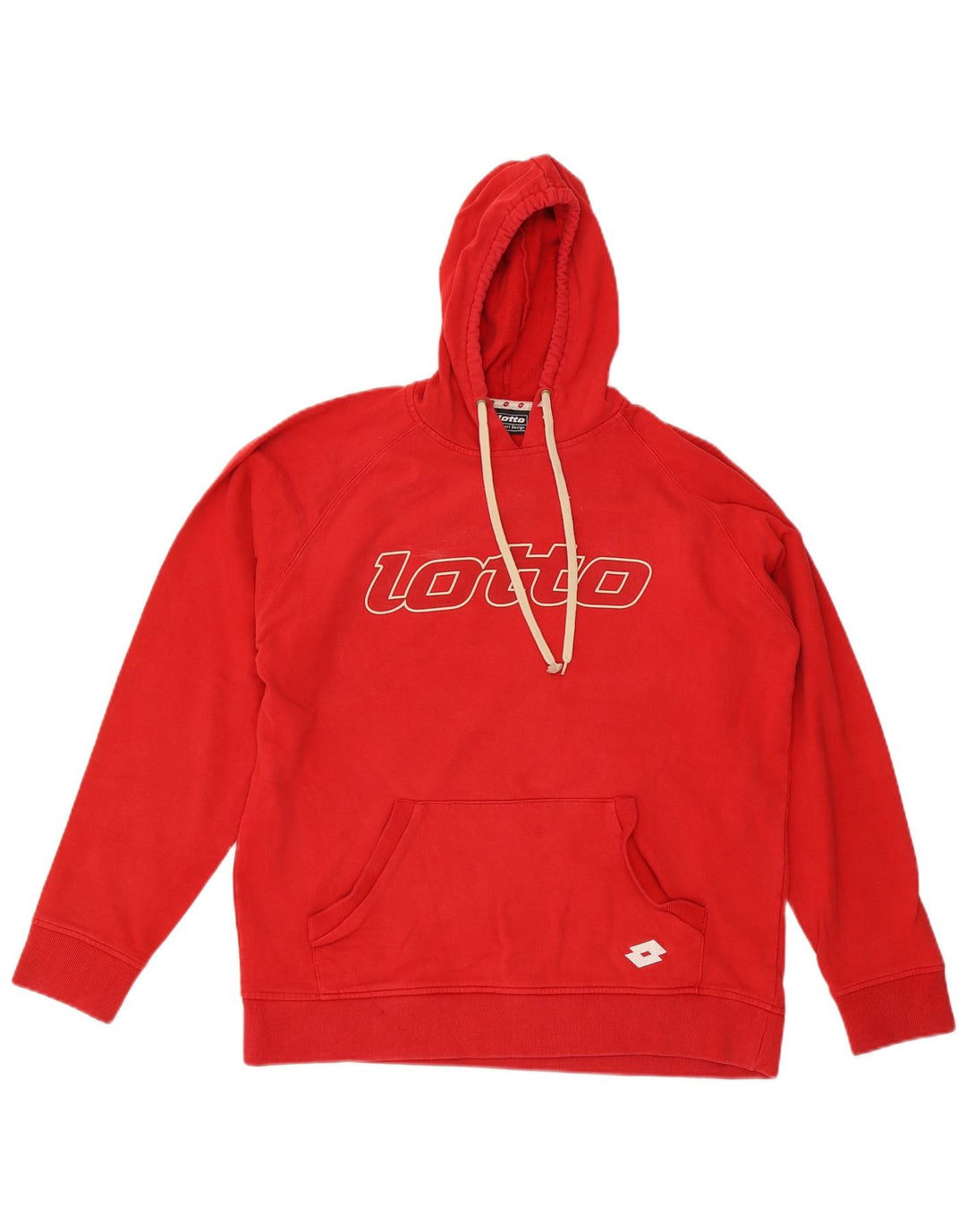 Lotto moletom com capuz gráfico masculino 2XL vermelho