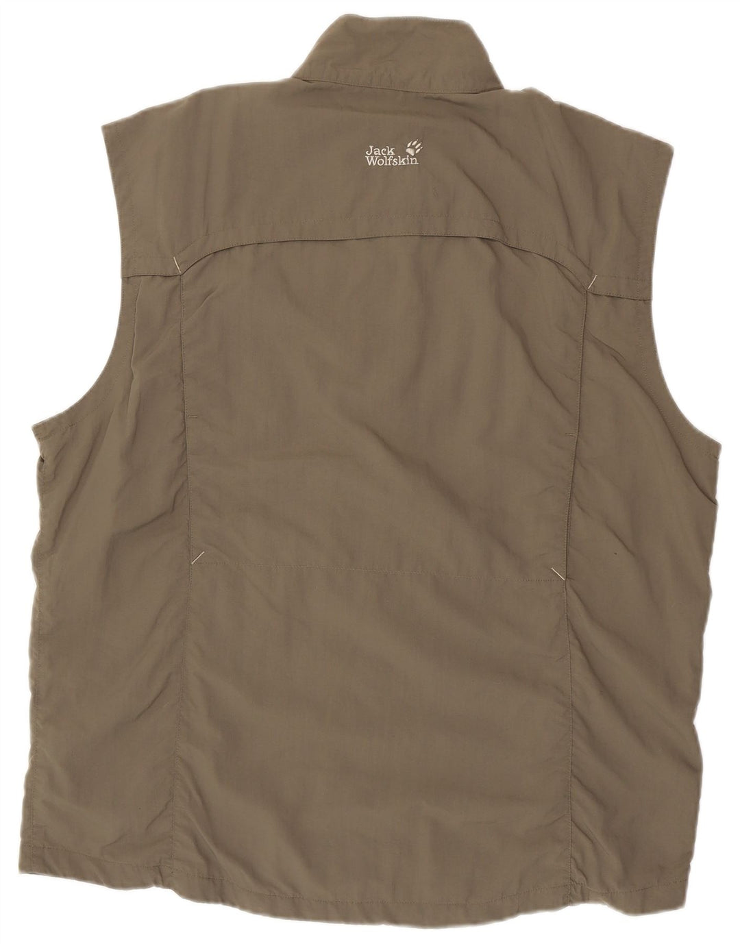 Jaqueta masculina sem mangas JACK WOLFSKIN Reino Unido 46/48 2XL cinza