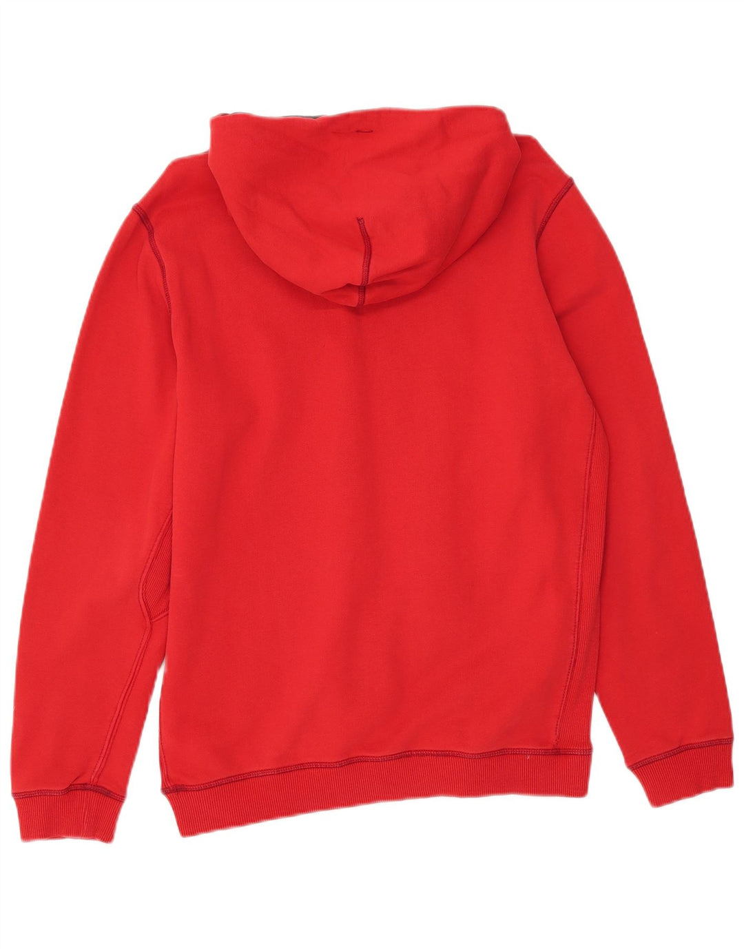 Diesel masculino gráfico moletom com capuz médio algodão vermelho