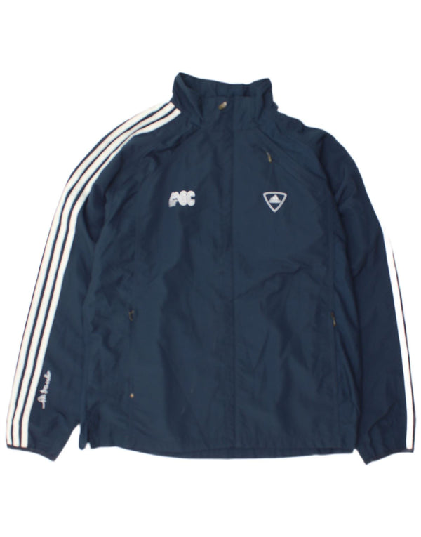 Adidas Mens Tracksuit Top Jacket UK 44/46 Grande Azul Marinho Colorblock
