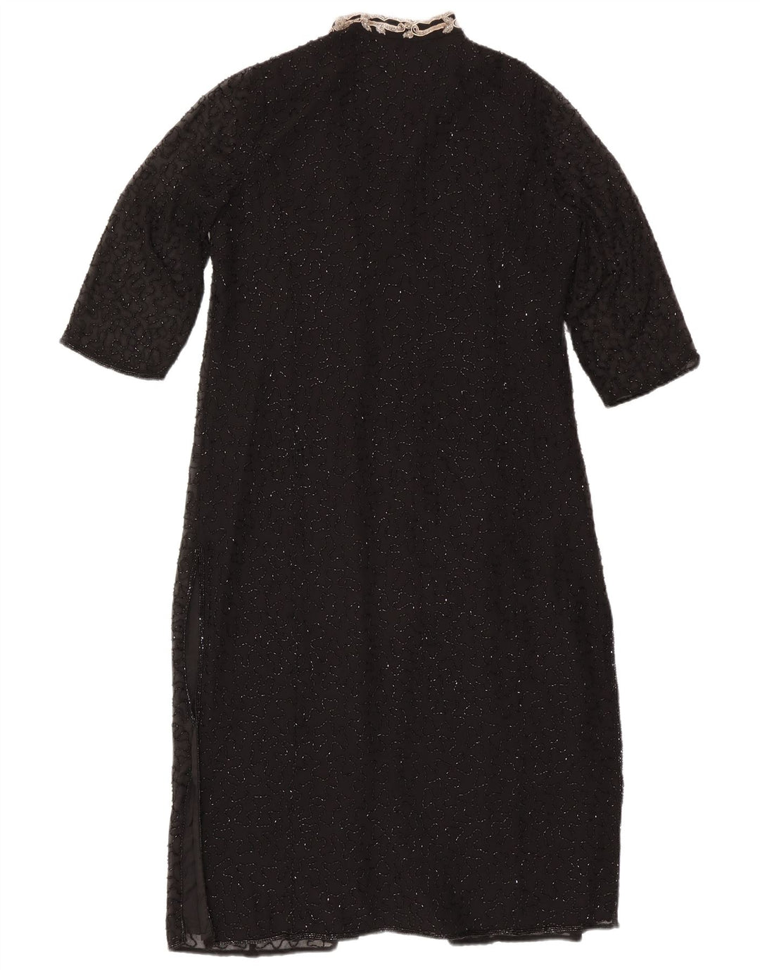Cardigan feminino Jacques Vert noite manga 3/4 Reino Unido 12 médio preto