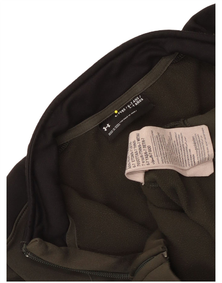 Jaqueta Under Armour Boys Tracksuit Top 6-7 Anos Khaki Colourblock
