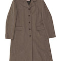Sobretudo feminino vintage IT 48 XL cinza viscose