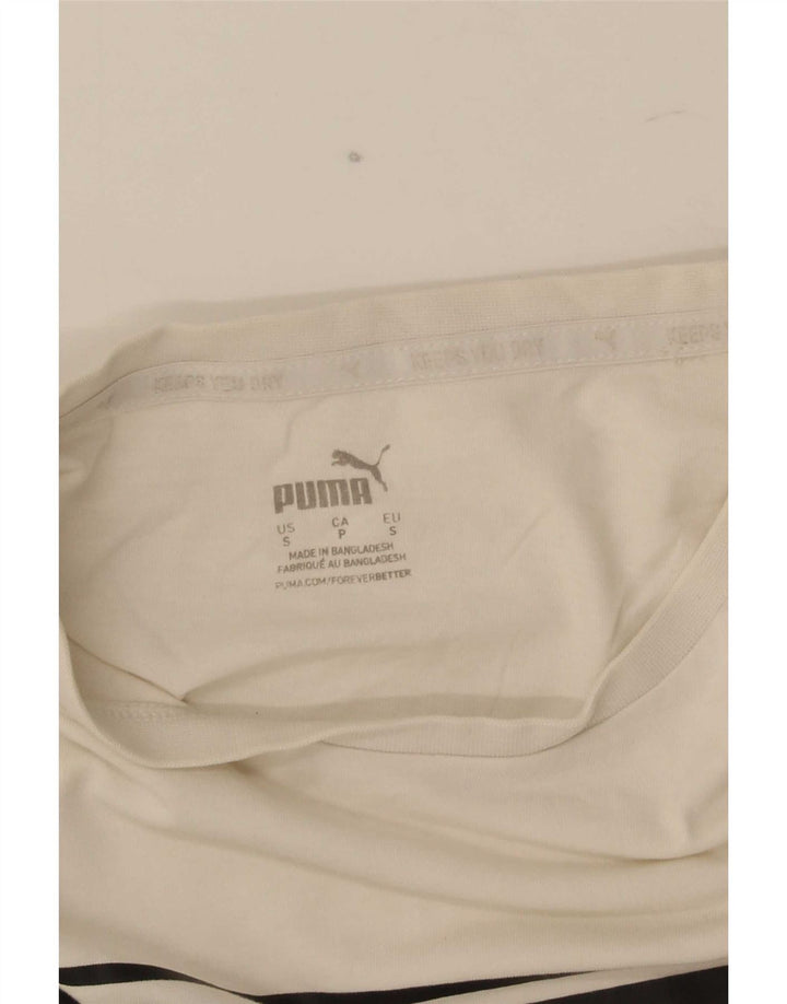 Puma Camiseta Masculina Graphic Top Pequeno Branco