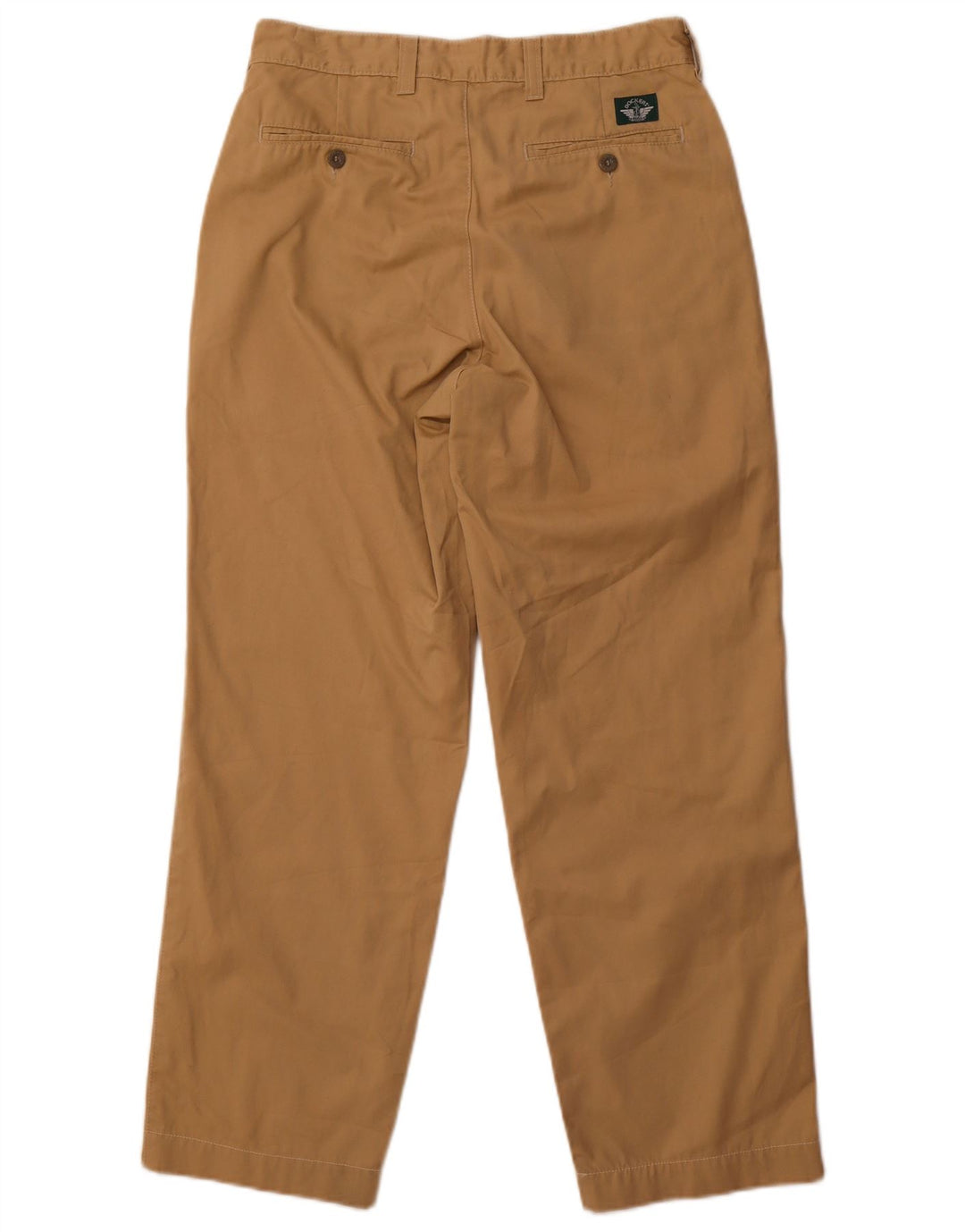 Calças Dockers masculinas retas Chino W30 L30 algodão bege
