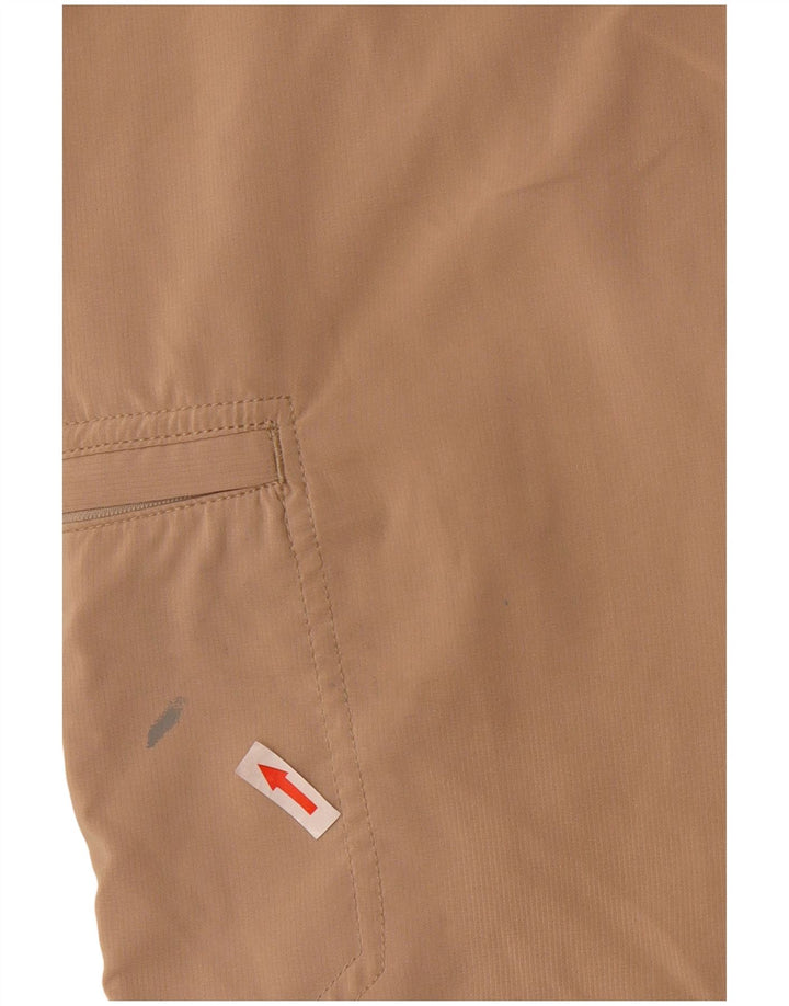 Shorts cargo masculino Chaps W34 grande poliéster marrom