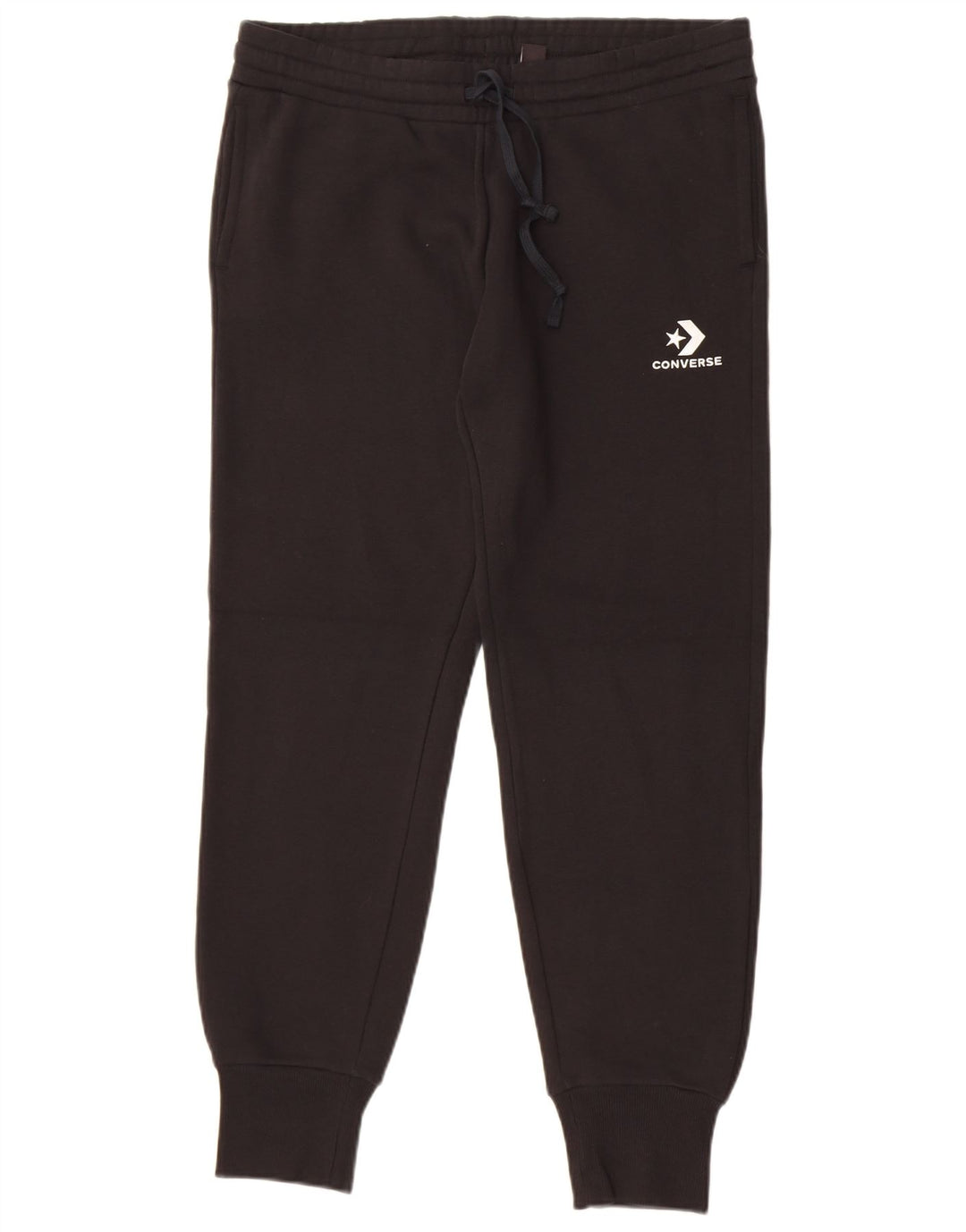 Calça de treino masculina Converse Joggers grande algodão preto