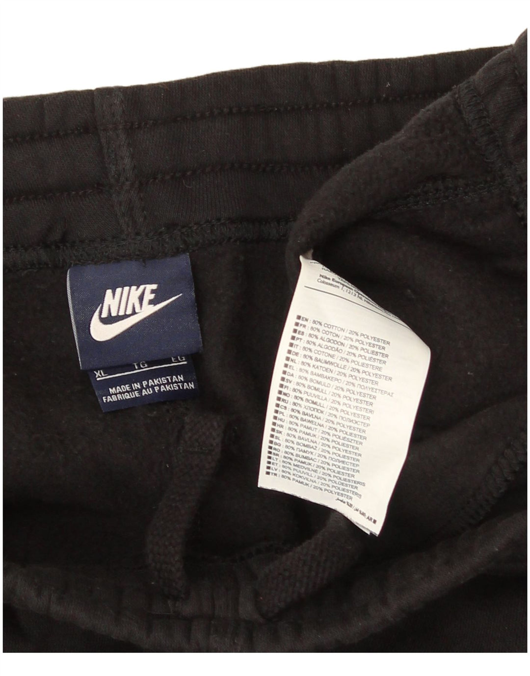 Nike Mens Treino Calças Joggers XL Algodão Preto