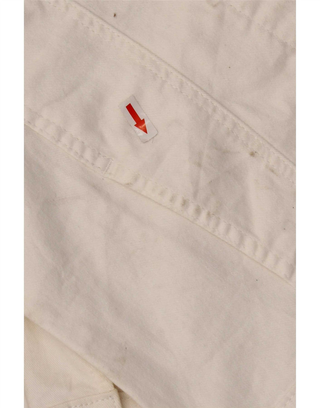 Lee Womens Riders Denim Jacket UK 10 pequeno algodão branco