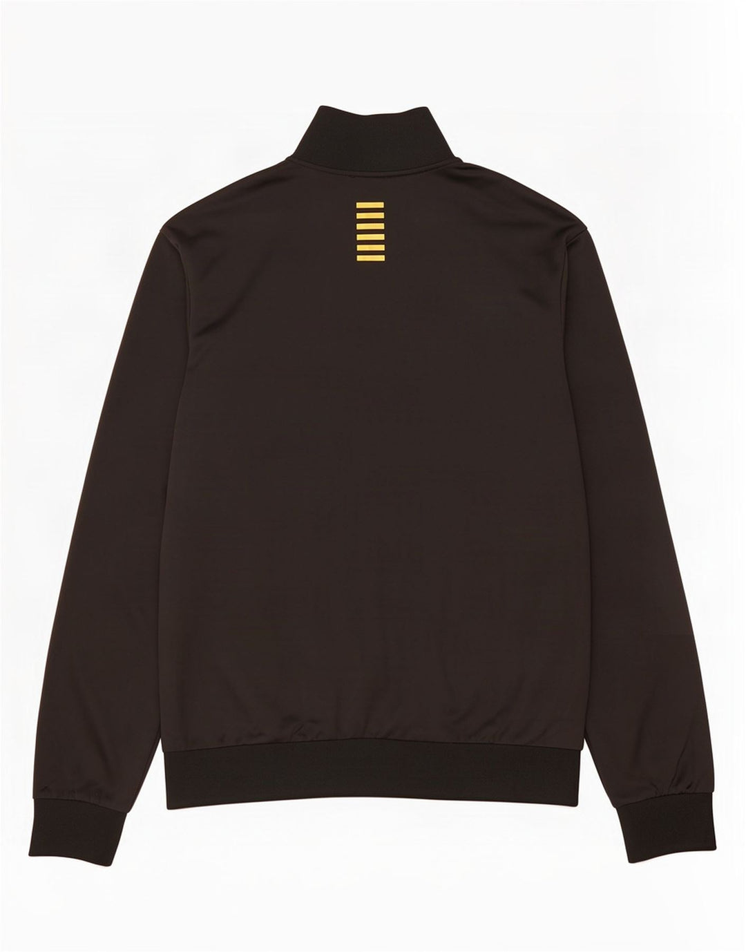 Emporio Armani Mens Graphic Tracksuit Top Jacket Pequeno Poliéster Preto