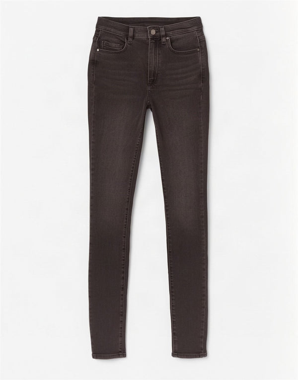 Jeans skinny feminino Massimo Dutti EU 34 2XS W24 L30 algodão preto