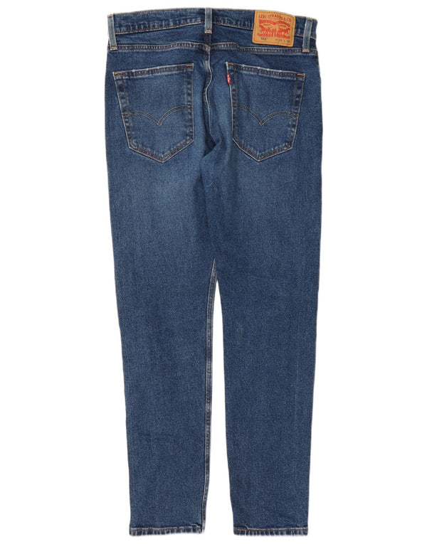 Levi's Masculino 512 Tapered Slim Jeans W31 L32 Azul Algodão