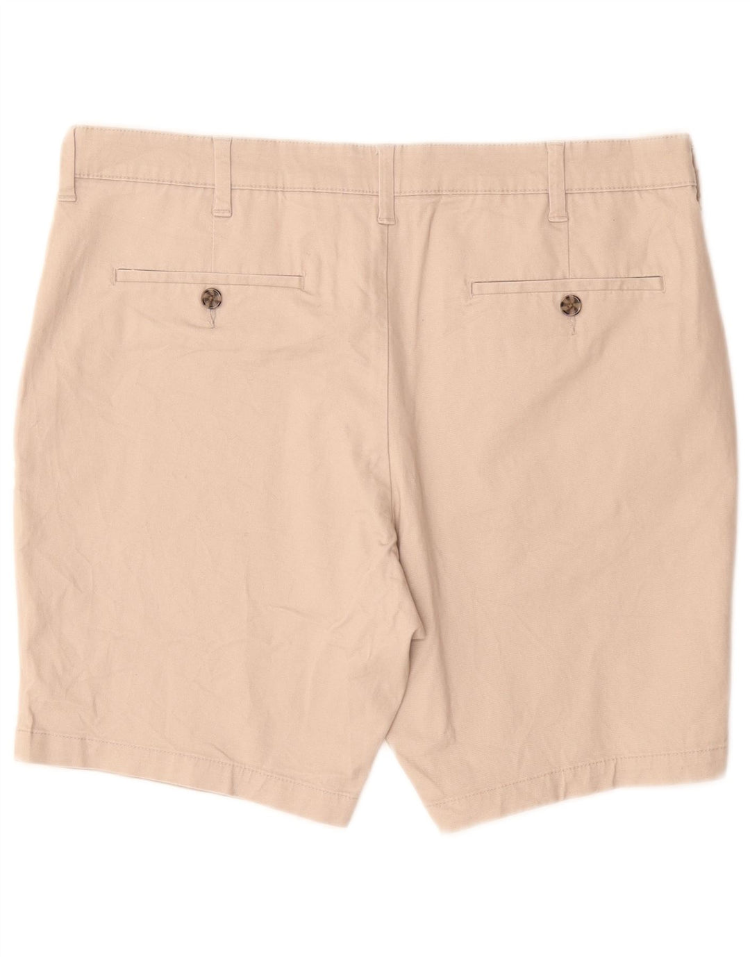 Shorts chino masculino MARKS & SPENCER W36 grande algodão bege