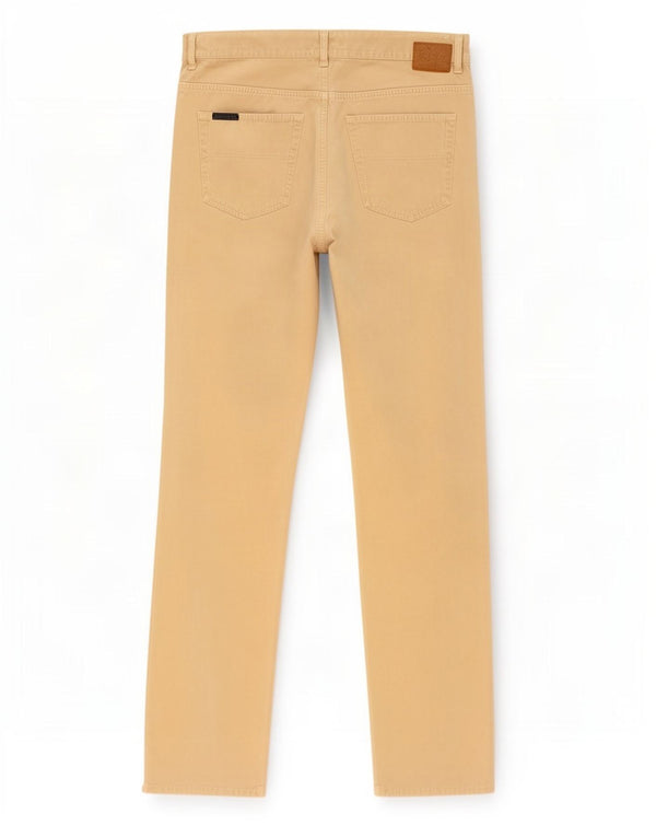 Calça masculina reta casual Gant W36 L34 algodão bege