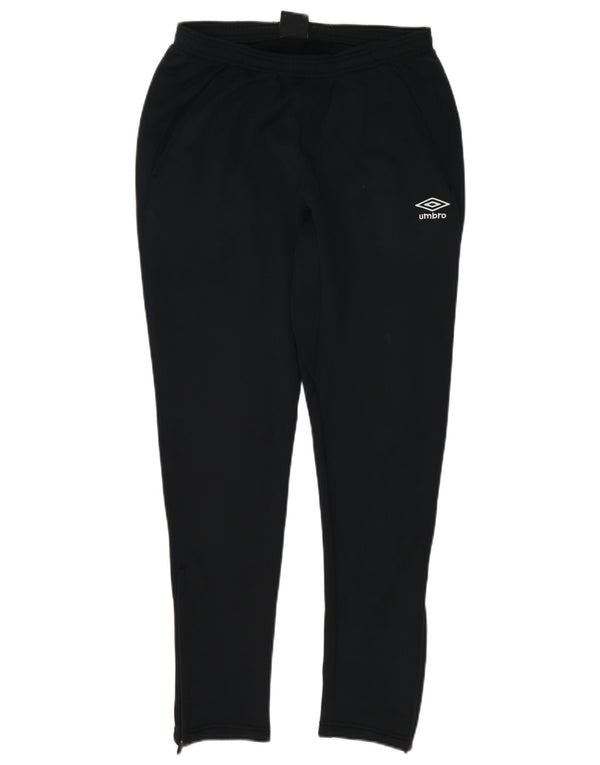 Leggings masculinas Umbro grandes esportivas pretas de poliéster