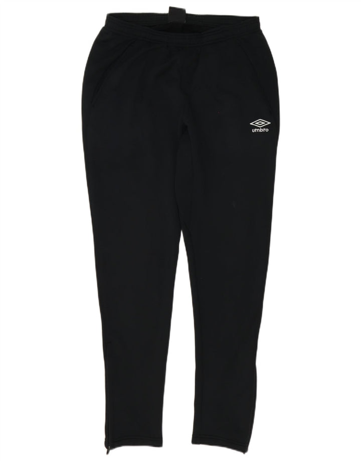 Leggings masculinas Umbro grandes esportivas pretas de poliéster