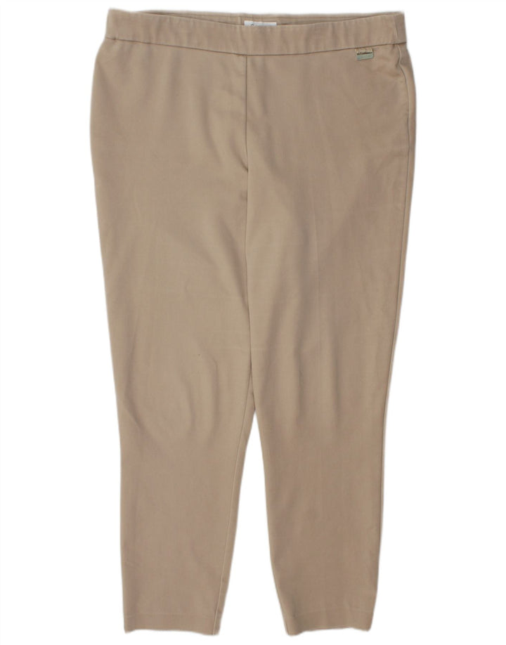 Calça legging feminina CALVIN KLEIN XL W36 L28 algodão bege